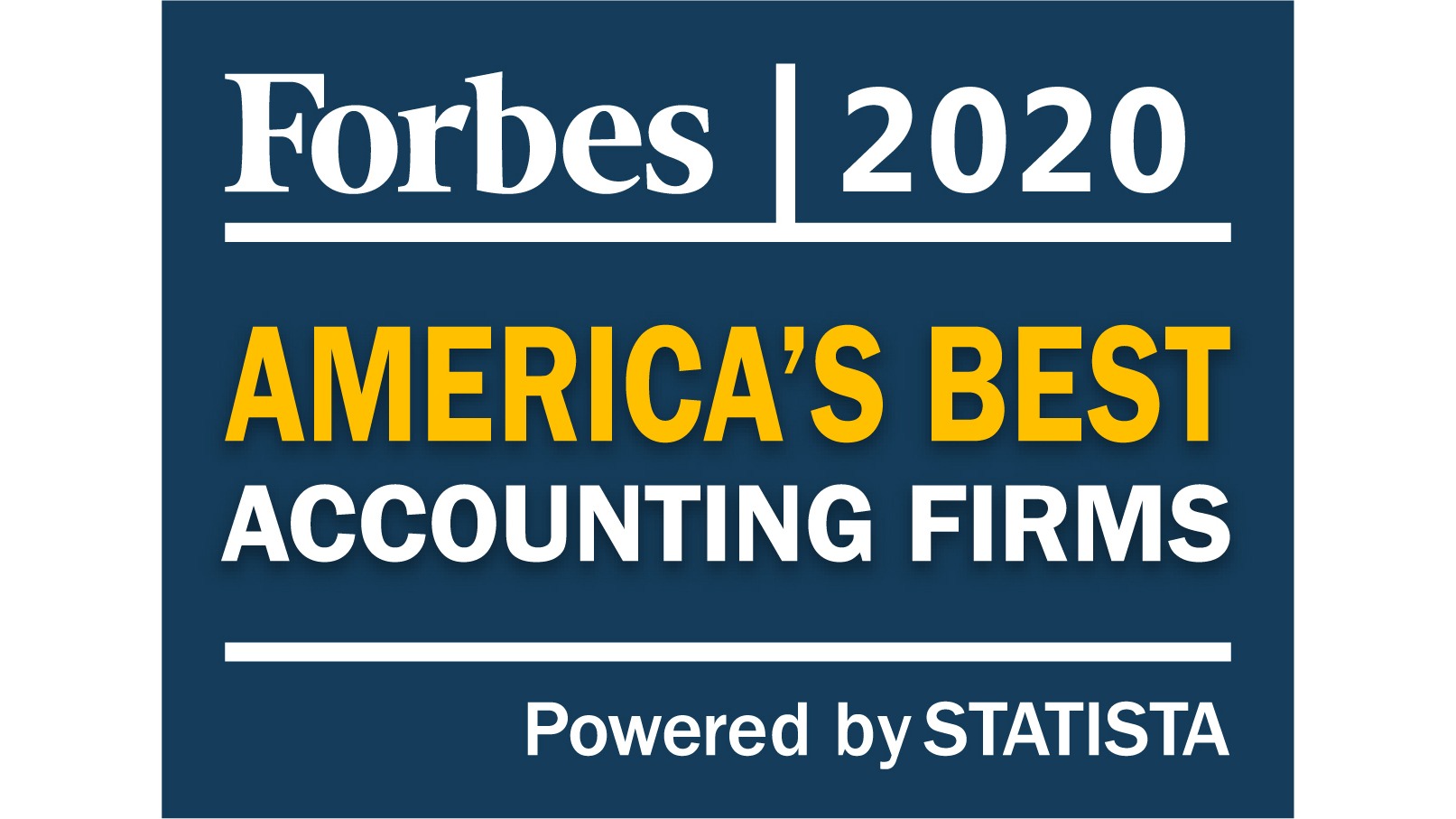 Forbes 2020 Top Accounting Firm in America