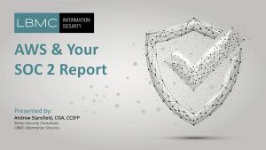 AWS and Your SOC 2 Report